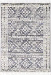 Kenza Napa Geometric Grey Rug
