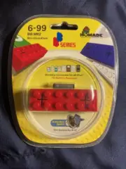 Vintage HOMADE BB5002 Lego Brick - iStereoDock Mini For old iPod & iPhone , Red