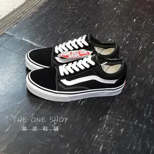 TheOneShop VANS Old Skool Black White 黑白 黑色 麂皮 帆布 基本款 經典款 VN000D3HY28