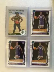 2021-22 Davion Mitchell 4 Rookie Card Investment Lot RC RR NBA All-Rookie Team