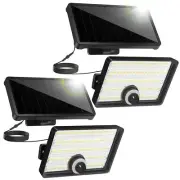 Motion Sensor Outdoor Lights,2000 Lumens 88 LED Solar Motion Sensor Lights Wa...