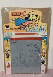 Underdog T.T.V Leonardo Publications magic Slate 1974 unused & stylus