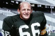 Green Bay Packers Nfl Ray Nitschke 1970 Old Photo