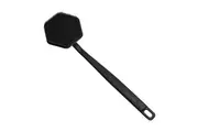 Silicone Back Scrubber, 40(H) X 11.5(W) X 4(D) cm, Long Handle, Charcoal, Each