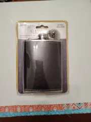 Vintage Smith And Evans Flask With Funnel Aged Packaging 8 Oz.