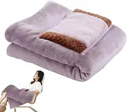 Heated Throw Blanket | Heating Blanket Throw USB Charging | 5V Portable Winter Warm Heating Blanket with Pocket for Home Office Use, Safe & Comfortable Kuitgh