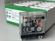 BOX 10ps Schneider Interface plug-in relay RXG15E7 10A 1CO clear cover 48V AC