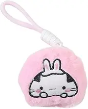 Portable Hand Warmers – Rechargeable USB Heater with Lanyard | Cute Plush Design for Camping & Outdoor Use Pink, Pink, 1