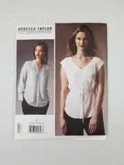 Vogue Sewing Pattern 1387 V1387 Womens Top Tunic Blouse Taylor Size 14-22 NEW