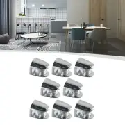 Adjustable Shelf Clamp for Pantry Shelving and Display Cabinets Set of 8