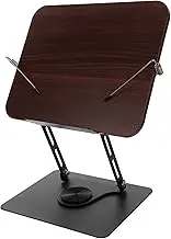 LAPYAPPE Rotatable Desk Book Stand Density Board Reading Rack for Home Office Classroom Library for Textbooks Recipes Magazines