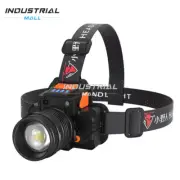 LED Headlamp Headlight Rechargeable Sensor Head Torch Light Zoomable Flashlight