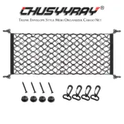 Rear Trunk Envelope Style Mesh Organizer Cargo Net for NISSAN FRONTIER 1998-2022