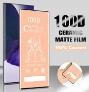 [2-Pack] For Samsung Galaxy Note20 Ultra 5g Matte Ceramic flexible TPU Screen Protector-For Note20 Ultra 6.8"