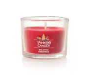Yankee Candle BIG APPLE CHRISTMAS Mini Votive Glass Candle Home Fragrance NEW