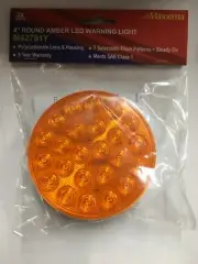 MAXXIMA M42701Y 4" ROUND GROMMET MOUNT WARNING AMBER LIGHT STROBE