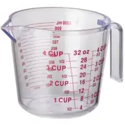 Measuring Jug 1Ltr Multi Purpose Avanti Plastic Measured Ounces Ingredients