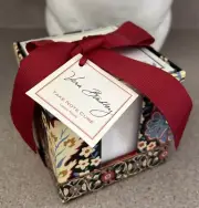 New NWT Vera Bradley Take Note Cube Loose Notes in Versailles Pattern Black Red