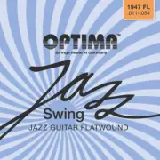 Optima Jazz Swing Flatwound Guitar Strings Light 11-54