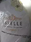 Isselle White Comforters - Fine Bedding - Queen Size- Luxurious Perl White