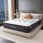 Audreamy Geneva 36cm Mattress – Euro Top Hybrid with Cool Gel Memory Foam, 7-Zone Pocket Spring Dual Firmness (Medium & Firm), Breathable Design, Edge Support, 15-Year Warranty Boxed (Queen)