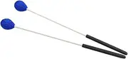 ERINGOGO 1Pair Wool Drumsticks with Durable Grip for Percussion Instruments for Beginners Enhance Musical Skills and Rhythm Head Design