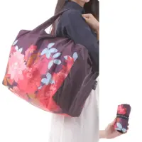 在飛比找momo購物網優惠-【ENVIROSAX】大容量保溫束口購物袋―牡丹