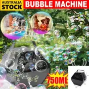 Electric Bubble Machine Automatic Blower Maker Toy Kid Party Birthday Wedding