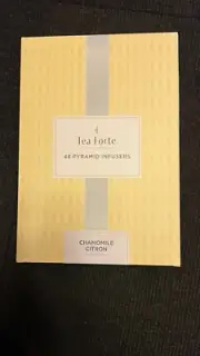 Tea Forte Chamomile Citron 40 Pyramid Infusers Organic Exp 2025- High End Tea