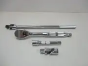 Proto 4pc 1/2" Drive Ratchet, Breaker Bar, Extension, Universal Joint