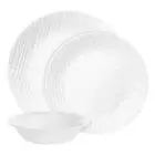 NEW Corelle Linen Weave 12 Piece Dinner Set By Spotlight