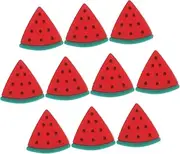 TOGEVAL 10pcs Silicone Pencil Cap Covers Watermelon Design Pencil Tip Caps Protectors School Stationery