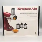 KitchenAid Fresh Prep Slicer Shredder Attachment KSMVSA For Stand Mixer 3 Blades