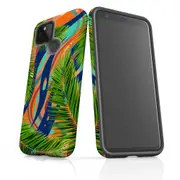 For Google Pixel 5 Case Armour Protective Cover Multi Leaves