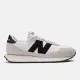 【NEW BALANCE】男女 休閒鞋 經典 復古 NB 237 D楦 麂皮 舒適 穿搭 海鹽 白黑(MS237SF)