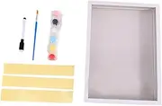 Hand and Footprint Frame DIY Craft Keepsake Frame Clear Family Handprint Kit for Grandparents