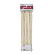 Goodcook Silver Bamboo 12" Skewers Pack, 100 Count For Grilling or Serving