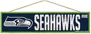 Wincraft NFL Seattle Seahawks SignWood Avenue Design, Team Color, 4x17