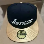 New Era 59Fifty Houston Astros Astrodome Patch Jersey Hat - 7 1/4 - NEW With Tag