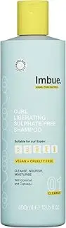 Imbue Curl Liberating Sulphate Free Shampoo, Sulphate Free Shampoo for Curls - Vegan and 'Curly Girl' Method Friendly, 400 g