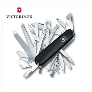 【VICTORINOX 瑞士維氏】Swiss Champ 33用冠軍瑞士刀 紅/黑/透藍(1.6795/1.6795.3/1.6795.T2)