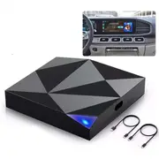 2 in 1 Wired to Wireless For iPhone Apple Carplay Adapter Connect Box USB Dongle