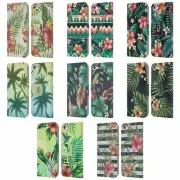 HEAD CASE TROPICAL PRINTS LEATHER BOOK CASE & WALLPAPER FOR APPLE iPOD TOUCH MP3