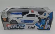 Robot Police Car Super Change Series 2 In 1 Change Robot Voice Light Transform