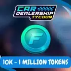 Trading Tokens (10K - 1 MILLION) | Car Dealership Tycoon | Cheap & Fast Delivery