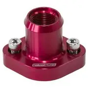 Aeroflow Billet Top Water Housing - Red, AF64-4030R