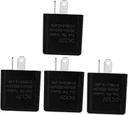 GETAJGHSD Essential Motorcycle Accessory Pcs v Led Flasher Relay for Turn Signal Black Reliable Flashing for Safety