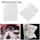 Wine Strainer Colander Cheesecloth Nylon Fine Mesh Nut Milk Bag Coffee Filter