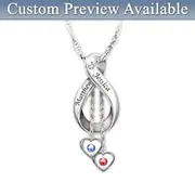 'Love Never Ends' Personalised Pendant
