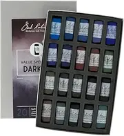 [Jack Richeson] Dark 1 Value Spectrum Hand Rolled Soft Pastels